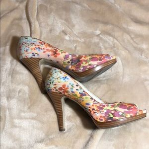 Nine West Peep Toe Heels